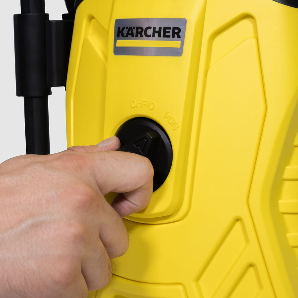 Lavadora De Alta Pressão Kärcher Compacta 1500psi 1400w Cor Amarelo 110V/220V
