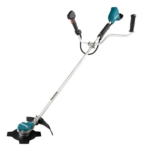 Aparador De Grama Roçadeira A Bateria 18v Makita Dur368azc Cor Azul-turquesa