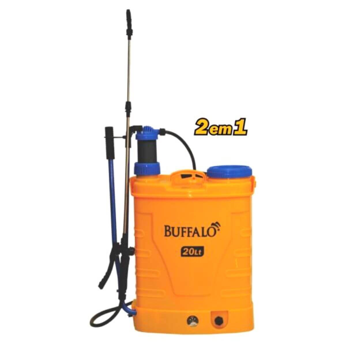 Pulverizador Costal a Bateria e Manual (2 em 1)  20 Litros - Buffalo